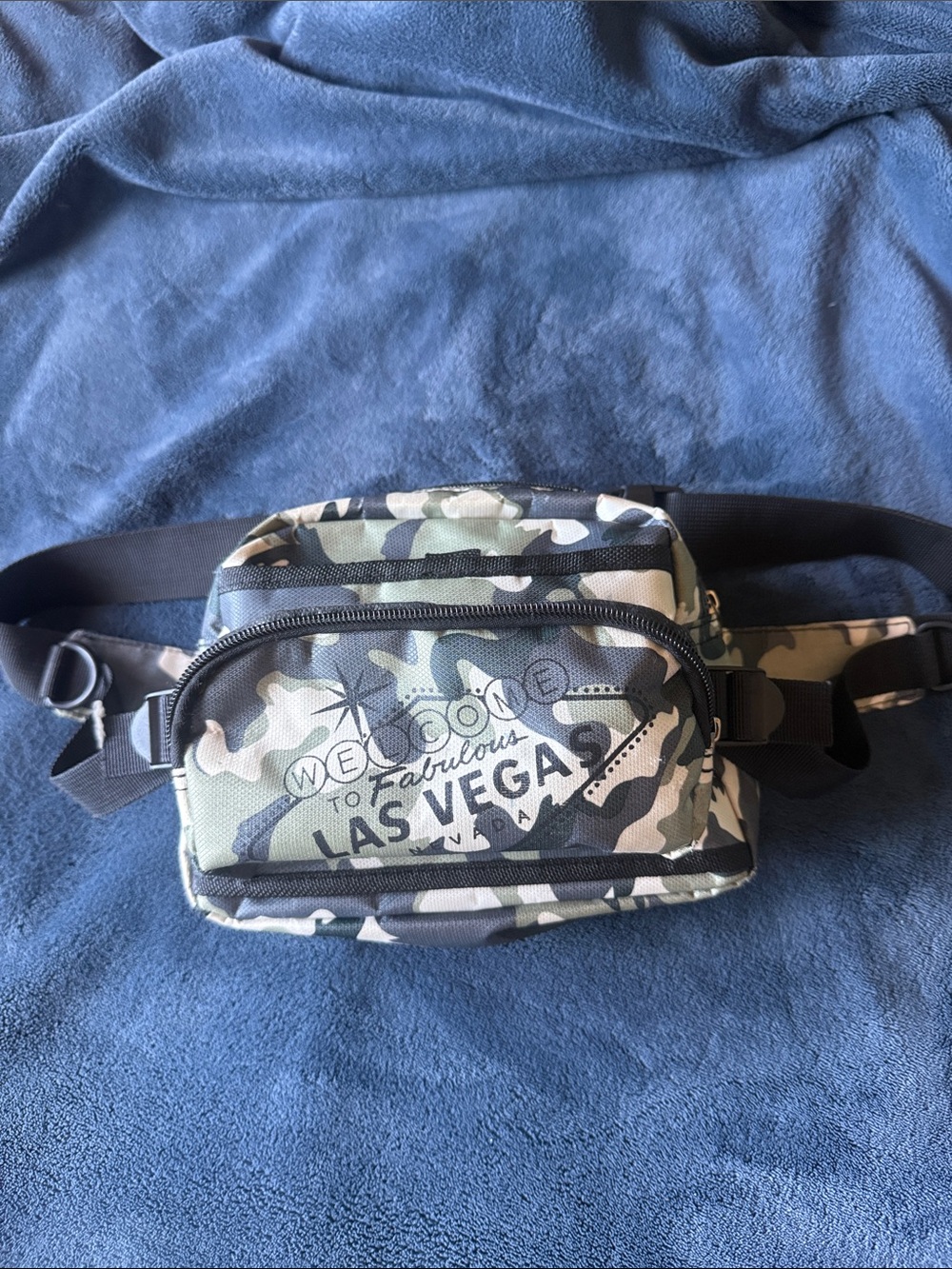 Camouflage Las Vegas Waist Pack Belt Bag - Green Camo